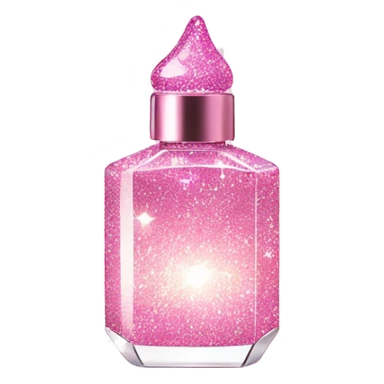 Fairy light pink perfume glitter sticker
