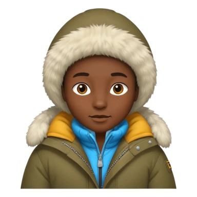 black eskimo  sticker