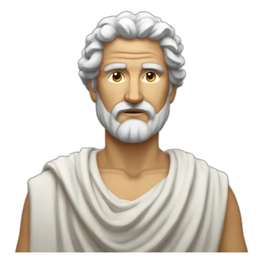 Stoic man sticker
