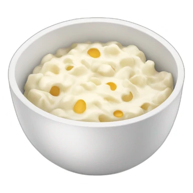 cottagecheese in a bowl sticker