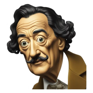 Salvador Dali sticker