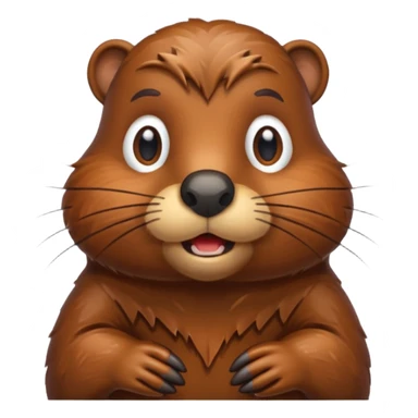 Beaver good morning  sticker