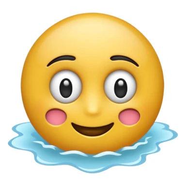 Un emoji idiot en l’aire qui fait peur sticker