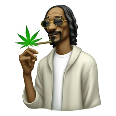 snoop dog smoking sticker