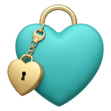 Teal heart with money bag sticker