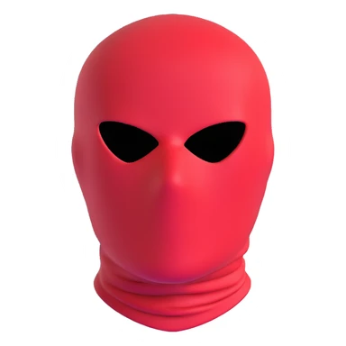 red ski mask sticker