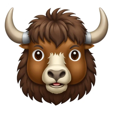 A shaven yak sticker
