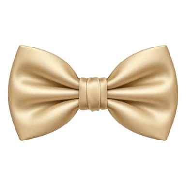 beige bowtie sticker