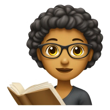 girl studying psychology  sticker
