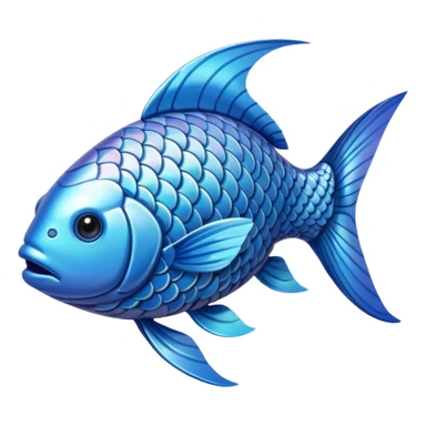 High resolution of  full body fish without distorted sticker