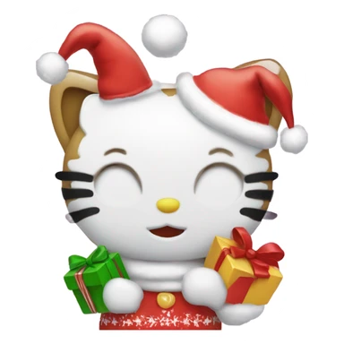 Hello Kitty Christmas sticker