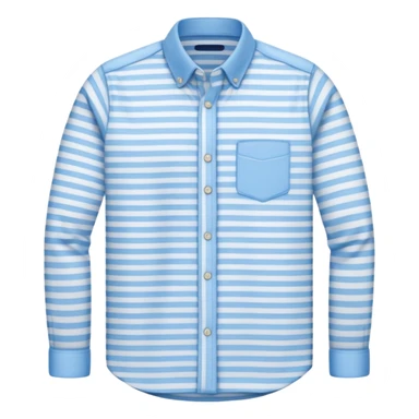 un maillot rayé fine bleu clair sticker