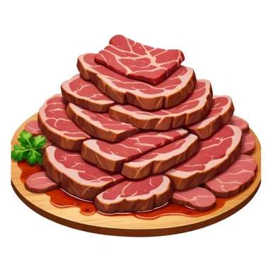 slop art spam meat painting landscape  sticker