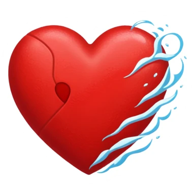 Natación  y voley en un corazón de color  sticker