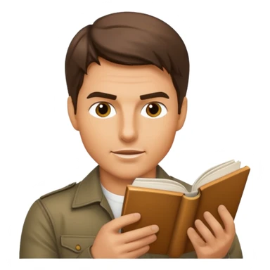 tom cruise read book sticker