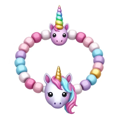 Kawaii decora unicorn bracelet sticker