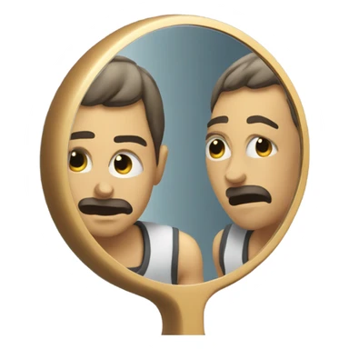 сгеу-кщще-looking-in-the-mirror sticker