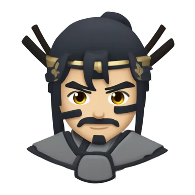 legendary Shogun Samurai Genshin Impact stye sticker