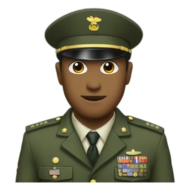 Militar saludo sticker