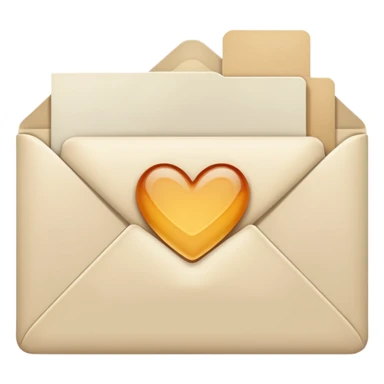 Letter color pale beige creamy sticker