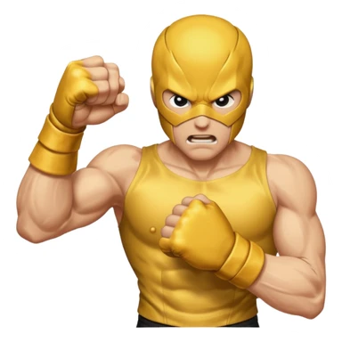 iron fist punch sticker