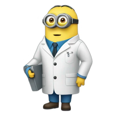 Minion Vet on macbook sticker