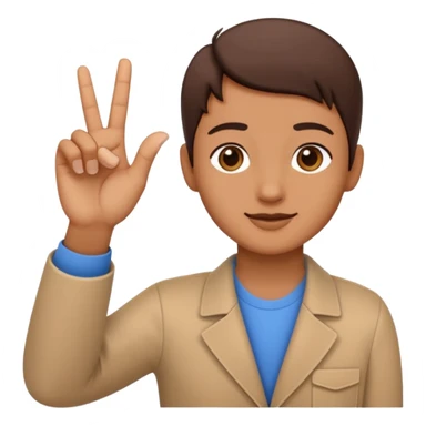 SIGN LANGUAGE LETTER A IN HANDSIGN sticker