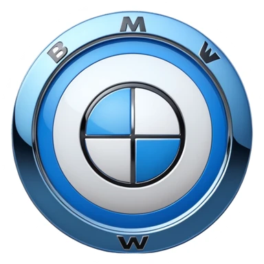 Bmw logo sticker