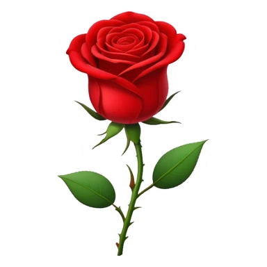 Red rose for Sant Jordi celebration sticker