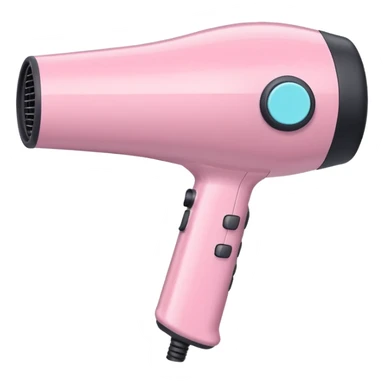 pastel pink hair dryer sticker