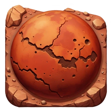 red planet Mercury sticker