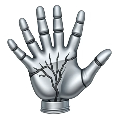 strong heavy metal hand ich liebe dich geste sticker