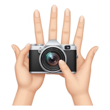 fingers framing hand gesture, camera viewfinder with hands sticker