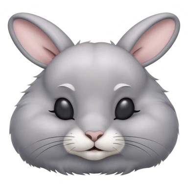 Meme-Worthy Cute Sleeping Grey Rabbit Portrait Emoji, Head resting peacefully with a contented smile, showcasing a delightfully compact build and a luxuriously soft grey fur, eyes shut in a serene nap, Simplified yet hilariously adorable features, highly detailed, glowing with a soft, drowsy light, high shine, relaxed and utterly lovable, stylized with an air of playful laziness, bright and heartwarming, soft glowing outline, capturing the essence of a comically sleepy bunny, so meme-worthy it feels like it could instantly become the next viral sensation of adorable slumber! sticker