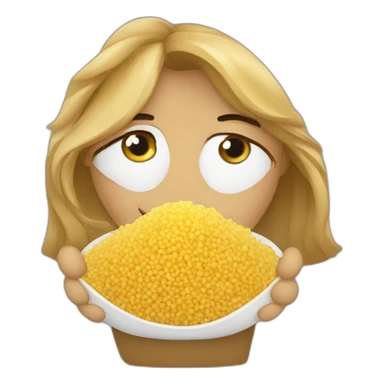 Zemoure eat couscous sticker