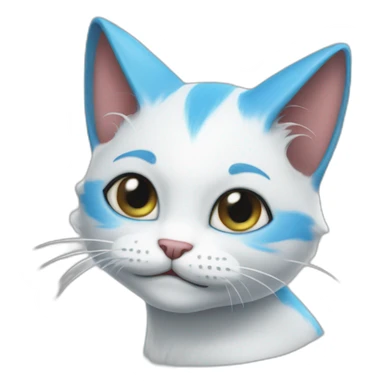 shaylushay smurf cat sticker