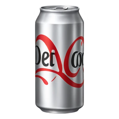Can of Diet Coke English  sticker
