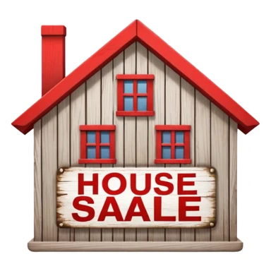 house for sale sign sticker