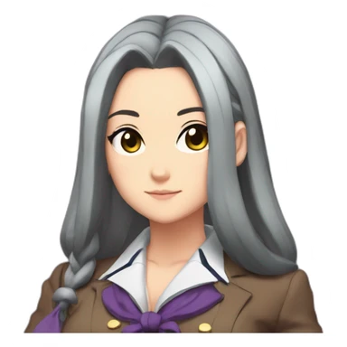ace attorney maya fey pawg sticker