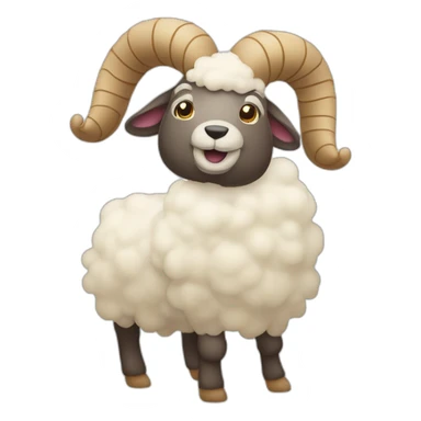 Mouton qui boit de la Bier sticker