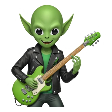 rock player alien sticker