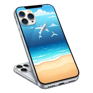 iPhone 14 Pro with dynamic island feature, sleek design sticker