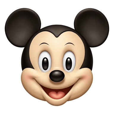 Mickey Mouse says good morning sticker
