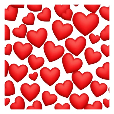 Plein de cœur rouge   sticker