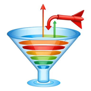sales funnel sticker