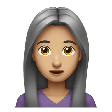 Una persona enojada pero a la vez triste sticker