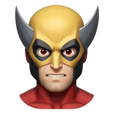 Wolverine from Deadpool & Wolverine movie sticker
