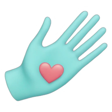 Cœur avec les mains sticker