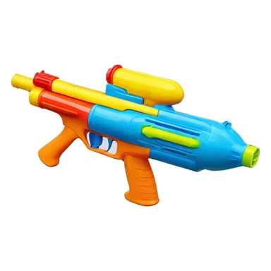 Super Soaker: Iconic-style Candid Likeness 1990’s Toy

A powerful water gun with pump-action technology sticker