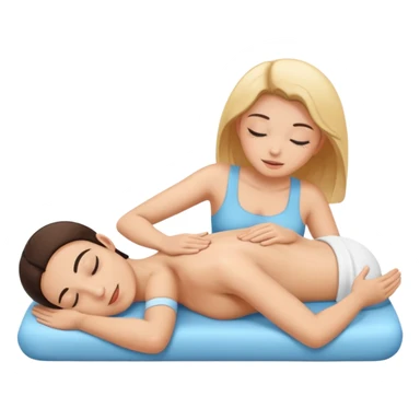 Back massage body sticker